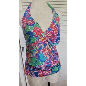 Ralph Lauren Swim Halter Tankini Top 38D